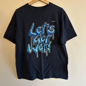 Nike Dark Gray T-Shirt with White Logo